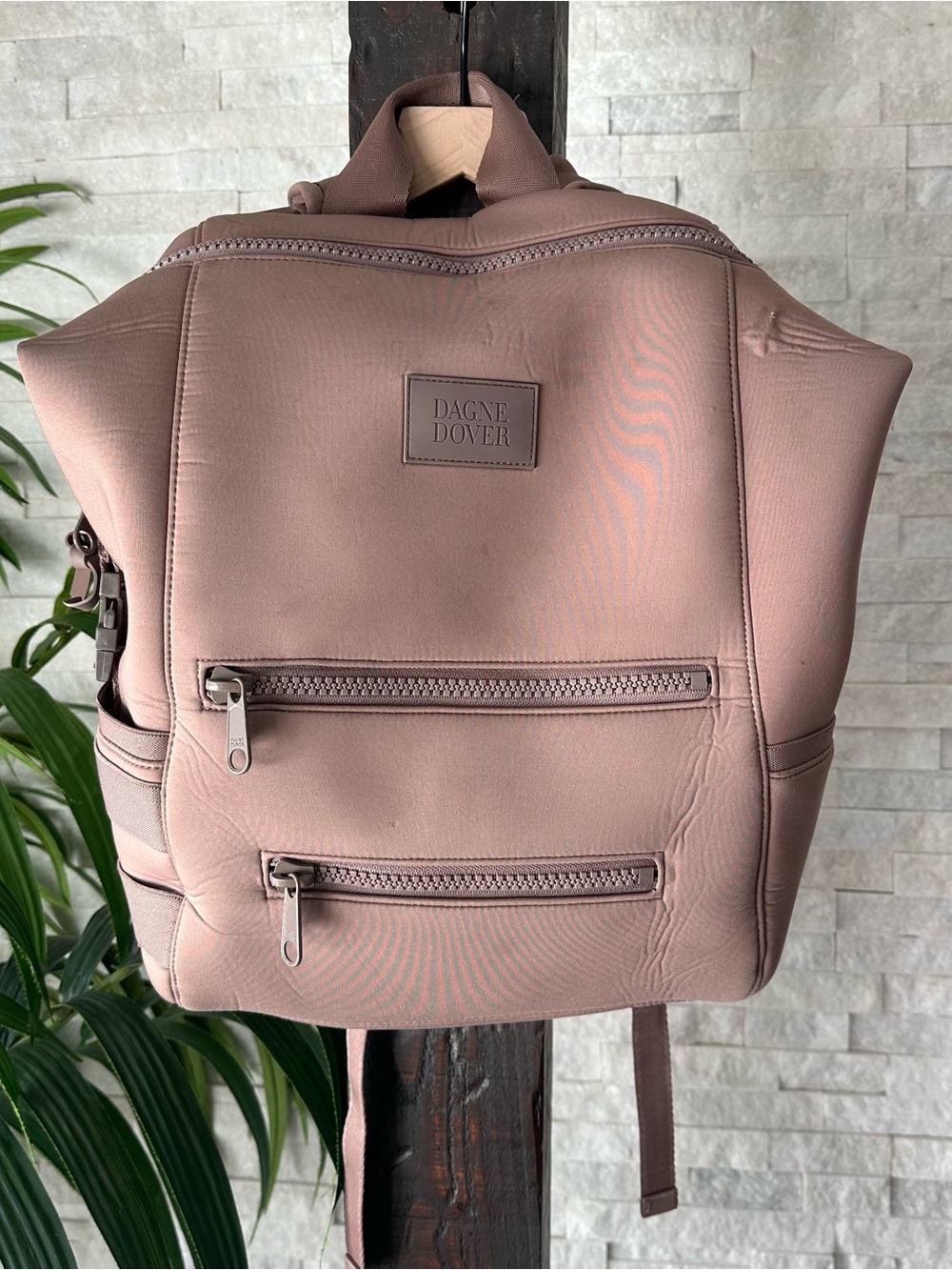 Dagne Dover Indi Diaper Bag Backpack Dune Tan/Brown